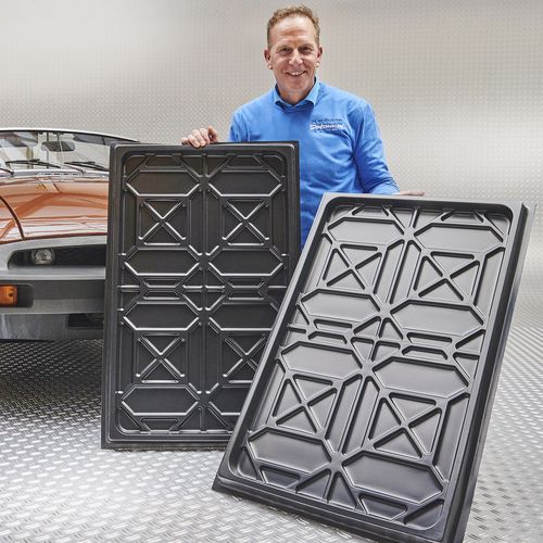 opvangbakken voor olie auto