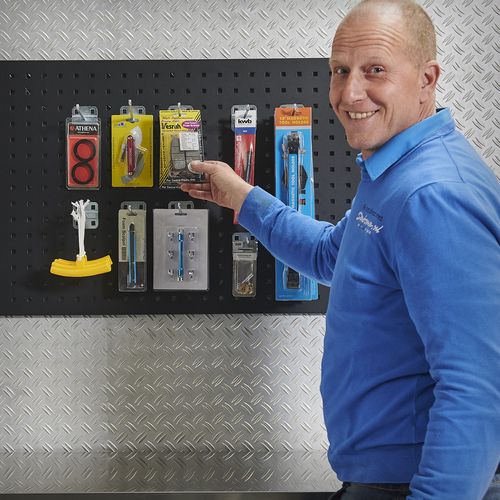Opbergsysteem met gereedschapshaken
