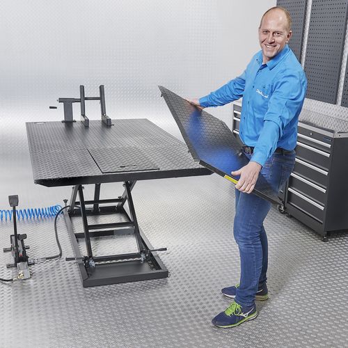 oprijplaat van tafel