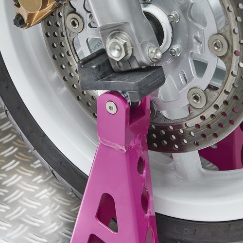 paddockstand voorwiel roze