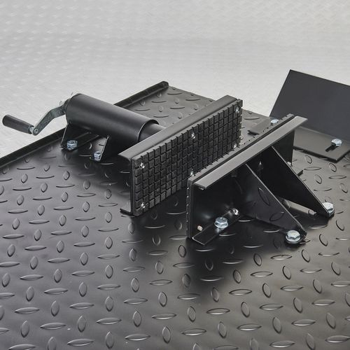 Zwarte motorheftafel 450 kg wielklem