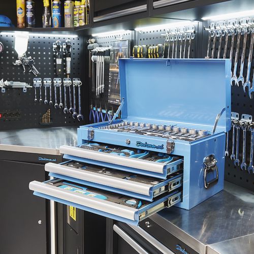 vier lades gevuld met gereedschap 51101 blue 4