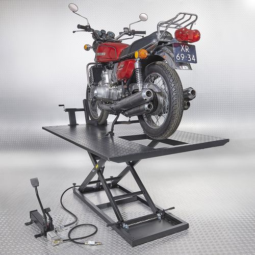 werken aan motorfiets
