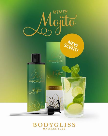 Bodygliss - Massageolie - Glijmiddel - Silky Soft Oil - Mint Mojito