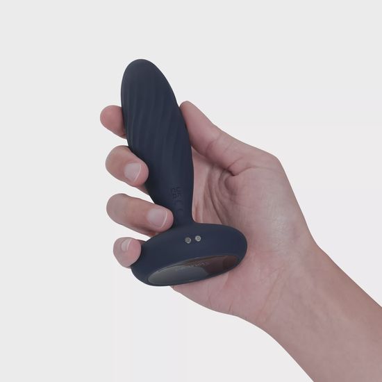 Svakom - Jordan - Anale Vibrator - Stoten en Trillen - Remote - App - Blauw