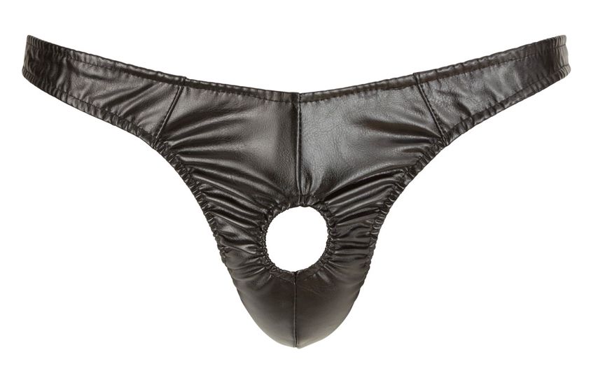 Svenjoyment Underwear - String PU-Leer - Showmaster - PU-Leer - Zwart