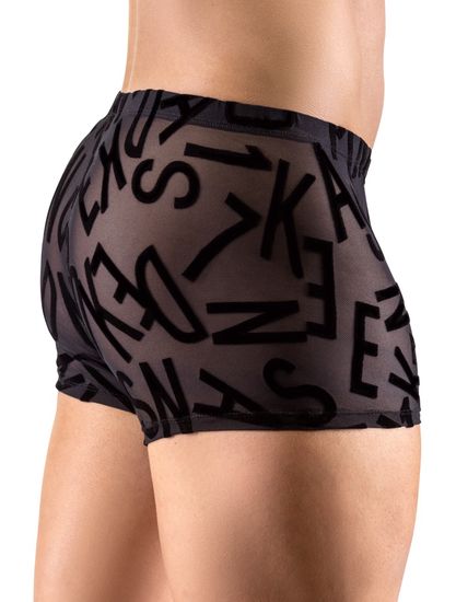 Svenjoyment Underwear - Short - Gaas - Alfabet Print - Zwart