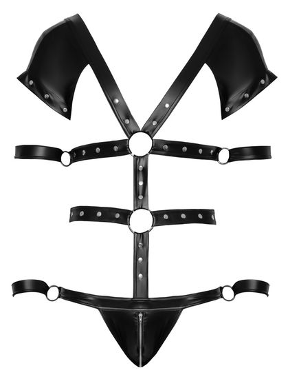 Svenjoyment Underwear - Body Bondage - Wetlook - Zwart
