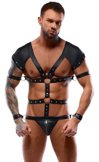 Svenjoyment Underwear - Body Bondage - Wetlook - Zwart