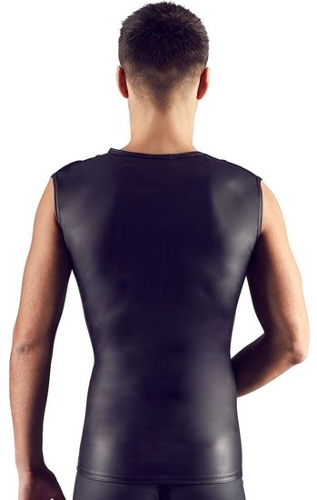Svenjoyment - Shirt - Mouwloos - Gaas - Wetlook - Zwart