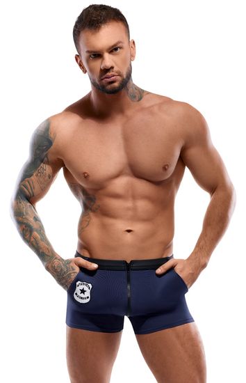 Svenjoyment Underwear - Short - Politielook - Lycra - Blauw
