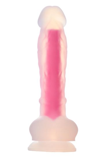 Dream Toys - Radiant - Dildo - Large - Glow in the Dark - Soft Siliconen - Paars