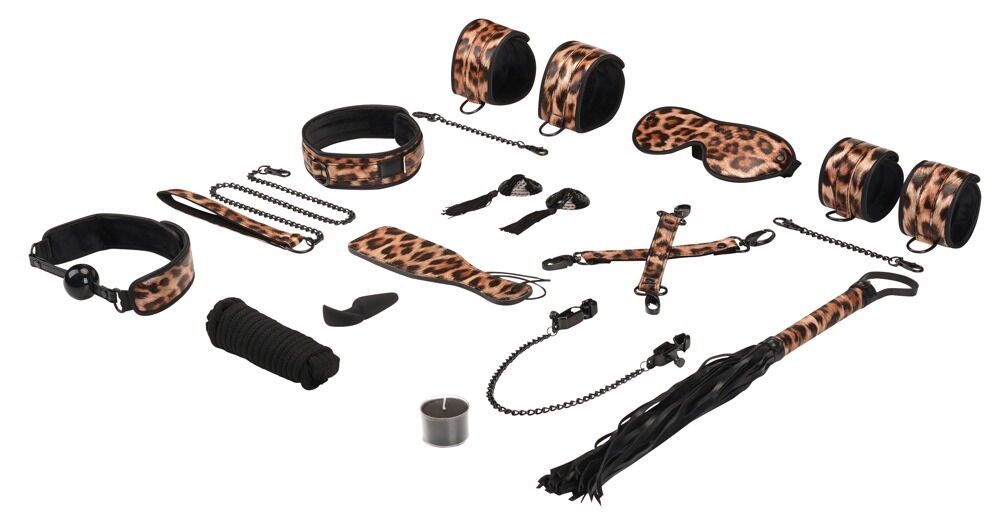 Liebe Seele - BDSM Set - 13-Delig - Leopard Print