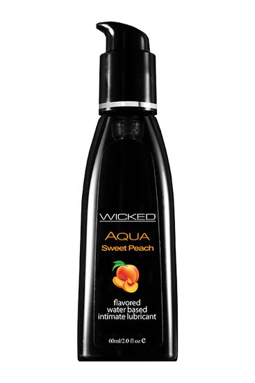 Wicked - Aqua Sweet Peach - Glijmiddel - Vegan - Olijfbladextract - Waterbasis