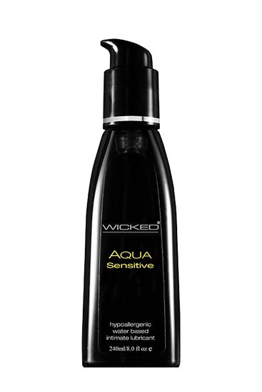 Wicked - Aqua Sensitive - Hypoallergeen Glijmiddel - Vegan - Olijfbladextract - Waterbasis - 240 ml