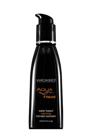 Wicked - Aqua Heat - Verwarmend Glijmiddel - Vegan - Olijfbladextract - Waterbasis- 120 ml