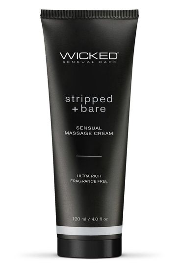 Wicked - Sensual Massage Cream - Stripped + Bare - 120 ml