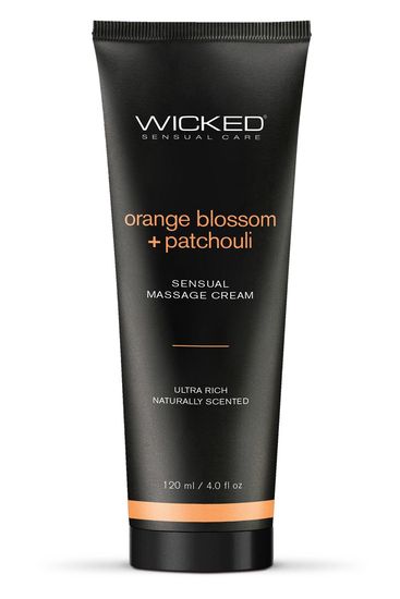 Wicked - Sensual Massage Cream - Orange Blossom + Patchouli - 120 ml