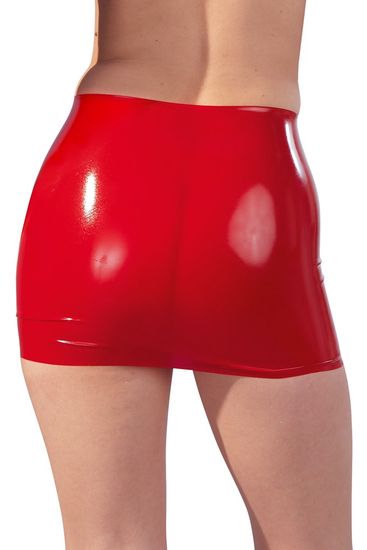 The Latex Collection - Mini Rok - Latex - Rood