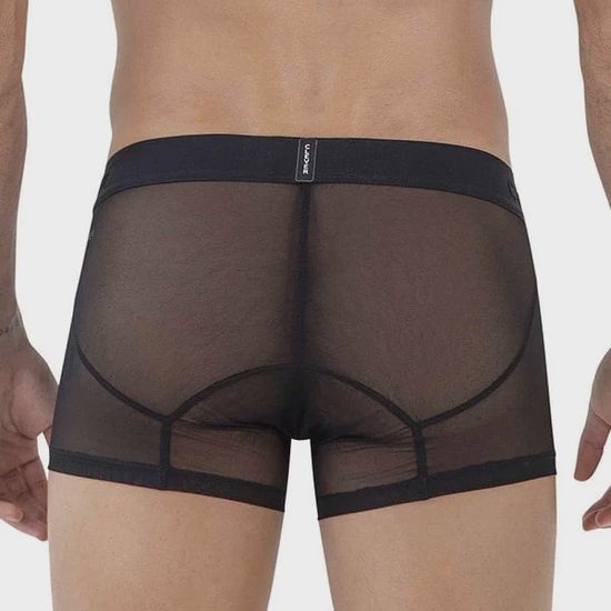 Clever Moda - Yin Yang Trunks - Boxershort - Mesh - Zwart