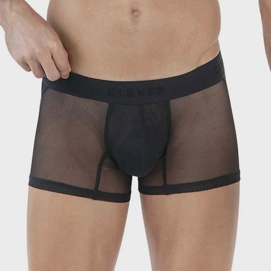 Clever Moda - Yin Yang Trunks - Boxershort - Mesh - Zwart