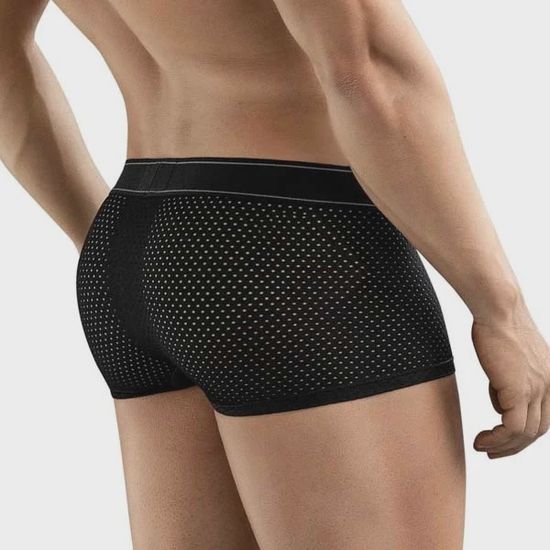 Clever Moda - Ambar - Boxershort - Mesh - Microvezel - Zwart