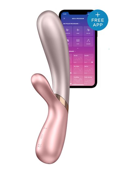 Satisfyer - Hot Lover - Rabbit - Clitoris - G-Spot - Verwarmde Vibrator - Pink