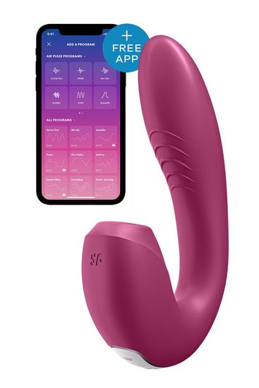 Satisfyer - Sunray Berry - Duo Vibrator - Luchtdruk - G-Spot - Roze