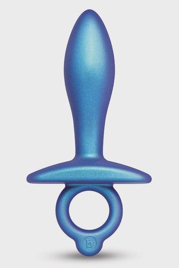 b-Vibe - Plug - Slide - Siliconen - Blauw
