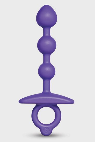 b-Vibe - Anal Beads - Zip - Siliconen - Paars