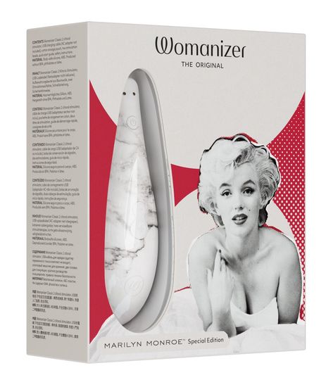 Womanizer - Marilyn Monroe Special Edition - Clitoris Stimulator - Luchtdruk - Wit