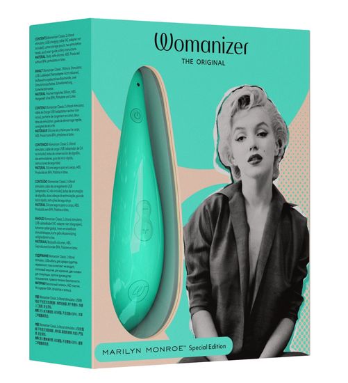 Womanizer - Marilyn Monroe Special Edition - Clitoris Stimulator - Luchtdruk - Turquoise