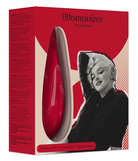 Womanizer - Marilyn Monroe Special Edition - Clitoris Stimulator - Luchtdruk - Rood