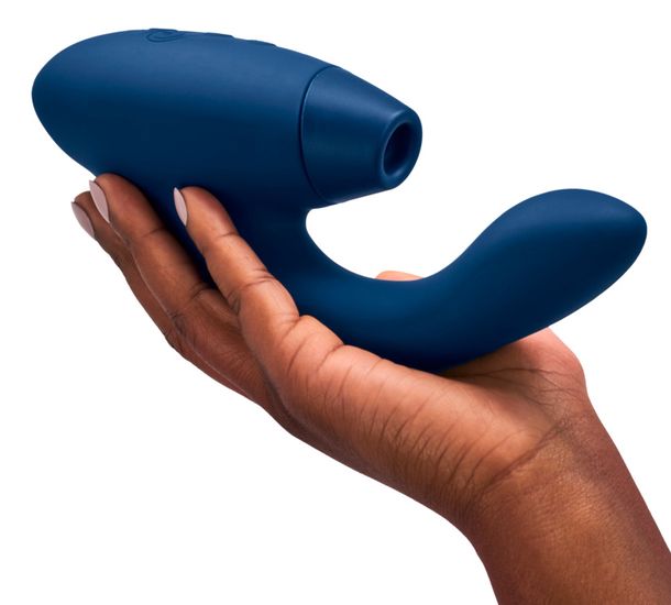 Womanizer - Duo 2 - Clitoris Stimulator - G-Spot Vibrator - Luchtdruk - Vibraties - Blauw
