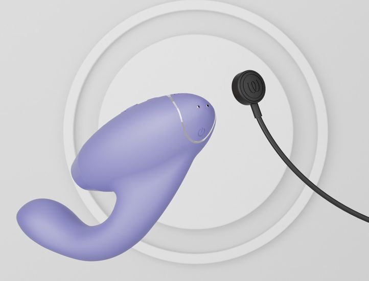 Womanizer - Duo 2 - Clitoris Stimulator - G-Spot Vibrator - Luchtdruk - Vibraties - Paars