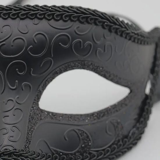 Cape Specialist - Masker - met Glitter - Zwart