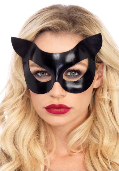 Leg Avenue - Cat Mask - Zwart