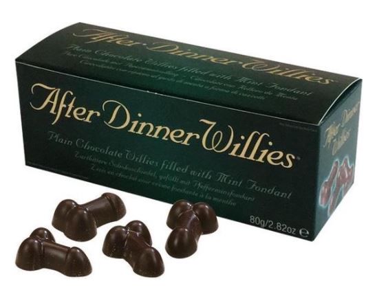 After Dinner Chocolade Willies - Chocolade Piemels