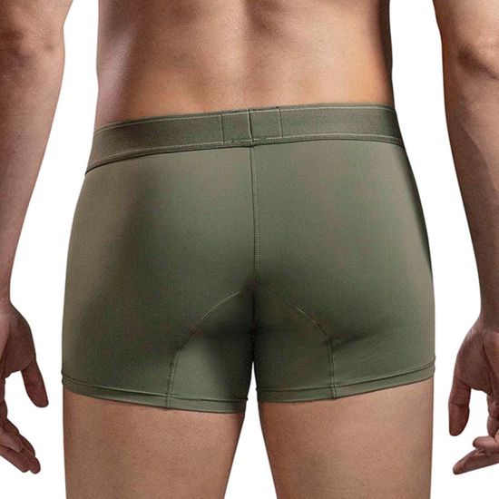 Clever Moda - Britanica Trunks - Boxershort - Zacht Microvezel - Brede Band - Groen