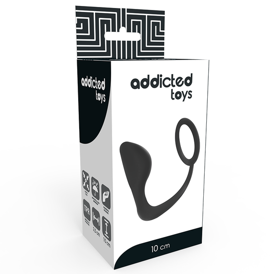 Butt Plug &amp; Cockring - Addicted Toys