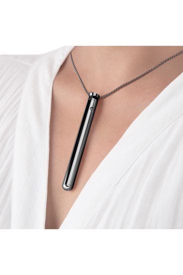Le Wand - Necklace Vibe - Ketting  - Vibrator - Stainless Steel - Zwart 