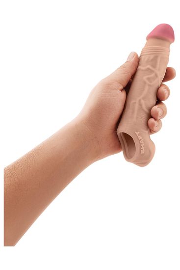 Shaft - Pennissleeve - Holle Dildo - Siliconen - Nude
