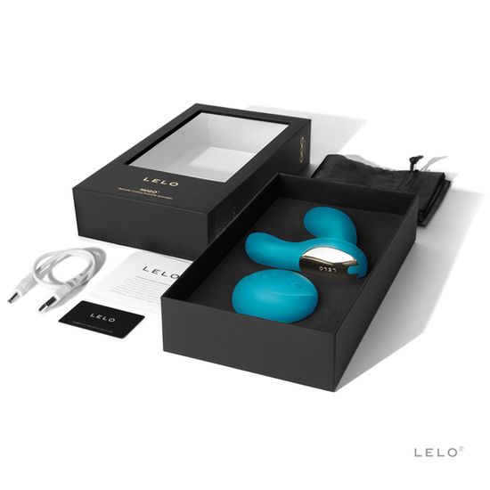 Lelo - Hugo Prostate Massaging Vibrator - Ocean Blue
