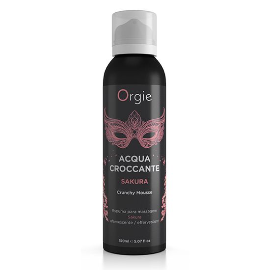 Orgie - Acqua Croccante Sakura - Crunchy Mousse - Massage Olie - Kersenbloesem
