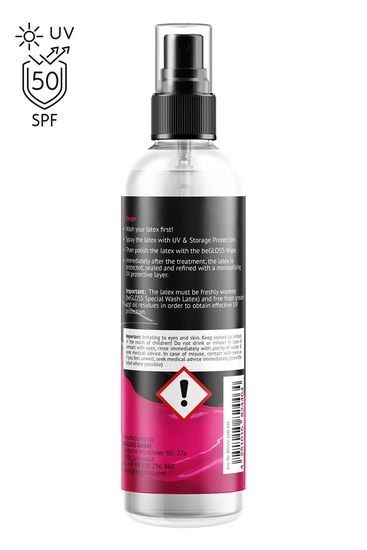 beGLOSS - Perfect Shine UV  &amp; Storage Protection - Glansspray - Latex &amp; Datex - 250 ml