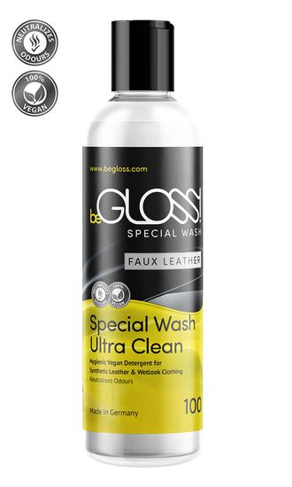 BeGLOSS - Special Wash Ultra Clean - Wasmiddel - PU-leer &amp; Wetlook - 100 ml