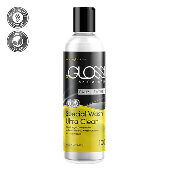 BeGLOSS - Special Wash Ultra Clean - Wasmiddel - PU-leer &amp; Wetlook - 100 ml