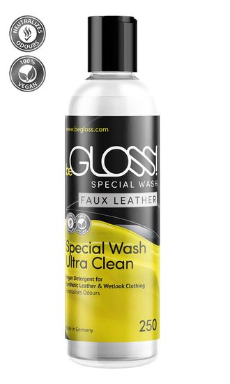 beGLOSS - Special Wash Ultra Clean - Wasmiddel - PU-Leer en Wetlook - 250 ml