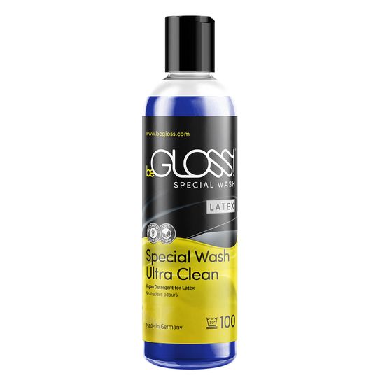 beGLOSS - Special Wash Ultra Clean - Wasmiddel - Latex, Rubber en Neopreen - 100 ml