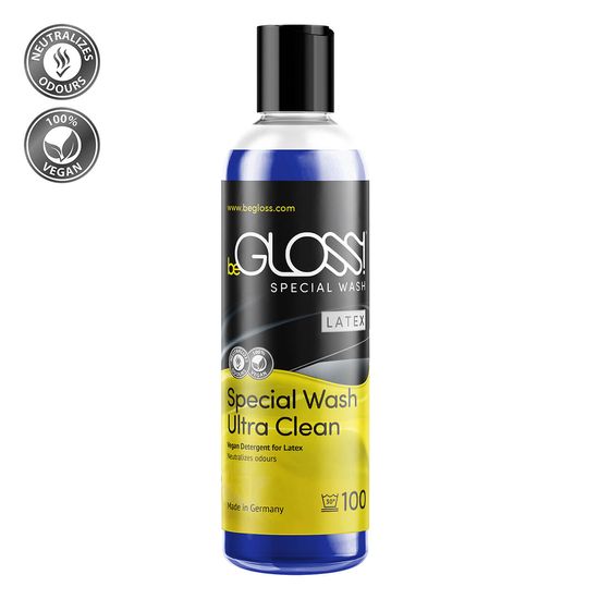 beGLOSS - Special Wash Ultra Clean - Wasmiddel - Latex, Rubber en Neopreen - 100 ml